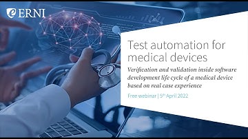 Test Automation for Medical Devices