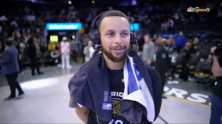 Stephen Curry on Trash Talking Chris Paul & Beating the Phoenix Suns Postgame Interview