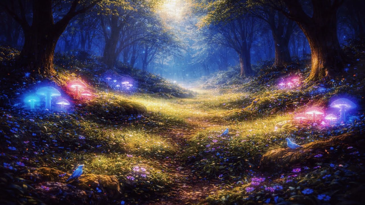 Dreams of Spring 🌸 Relaxing Fantasy Forest Ambience + Music | Magical Spring Soundscape (2 Hours)