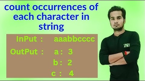 How To Count Occurrences Of Each Character In String In Java || Code Coffee Java