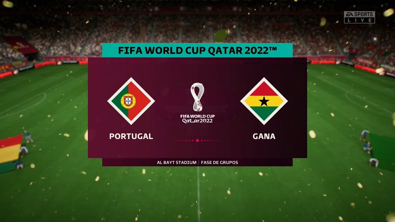 Portugal x Gana, Grupo H, Copa do Mundo FIFA de 2022, no Qatar