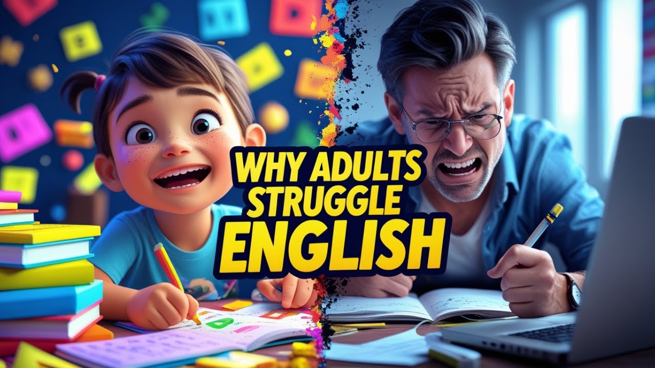 Why Adults Struggle with English More Than Children | The Hidden Science Behind Language Learning