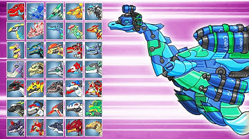 Dino Robot Battle Arena: Deep Plesio DeepSea Reconnaissance (Assembly + Fights) | Eftsei Gaming