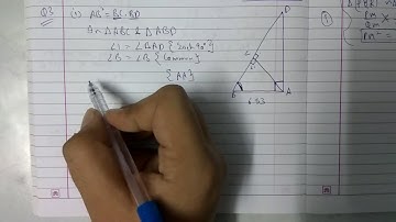 Chapter 6 Exercise 6.5 (Q3 part i, ii, iii) || Triangles|| class 10 maths