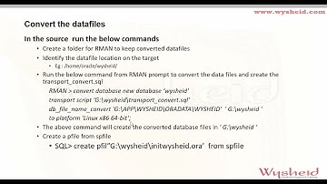 Migrate Oracle Database From Windows To Linux Using RMAN