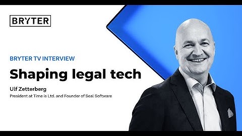 Ulf Zetterberg, president at Time is Ltd. ⛵ | A deep dive into legal tech evolution with a pioneer