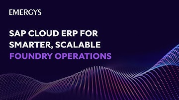 SAP Foundry Solution | Cloud ERP | Emergys