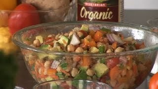 Mexican Chick Pea Salad : Healthy Salads