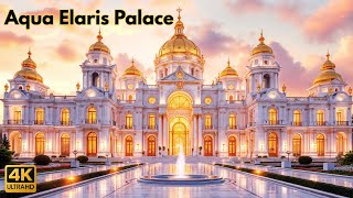Inside Aurelia Solis: A Golden Sunset Palace of Eternal Light | Majestic Fantasy 4K Tour
