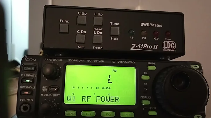 ICOM 706MK2G. HOW TO ADJUST RF POWER & MIC GAIN. "W2KX" BOBBY TRATES.