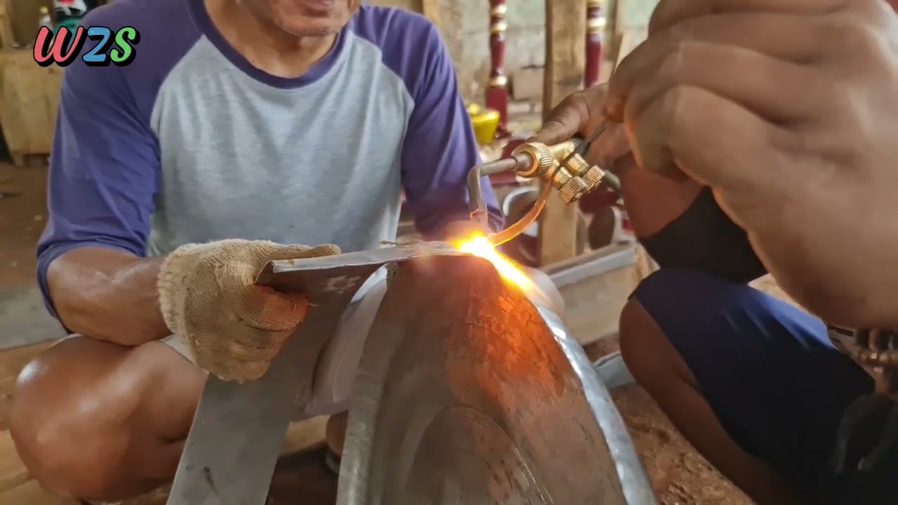 TUTORIAL||CARA PEMBUATAN GONG 50 CM DARI BAHAN STAINLES