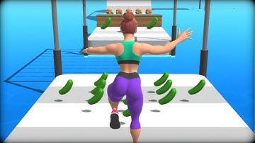 FAT 2 FIT! Game 🥒🍔 Trend Body Game! [BIG UPDATE] level 22-23 #shorts
