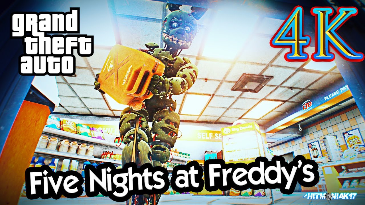 GTA 5 PC MODS Five Nights At Freddy's MOD ▻ Grand Theft Auto 5 PC