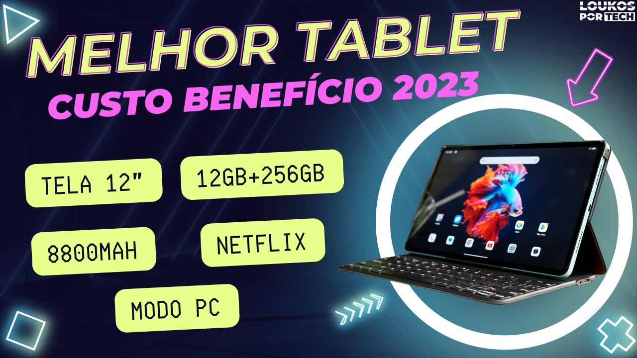 TABLET COM TELA GIGANTE DE 12" e MUITA POTÊNCIA! - BLACKVIEW TAB18