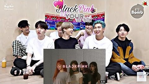 BTS Reaction to Blackpink "As If It