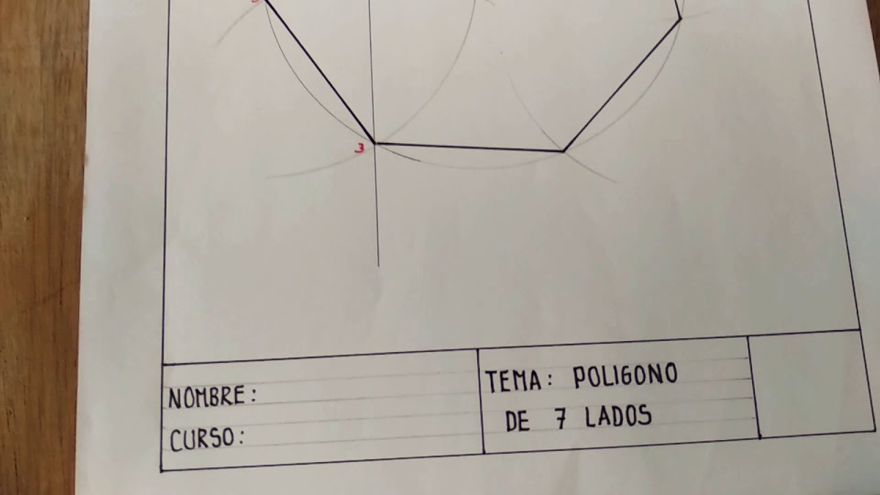 Polígono de 7 lados Heptagono - YouTube