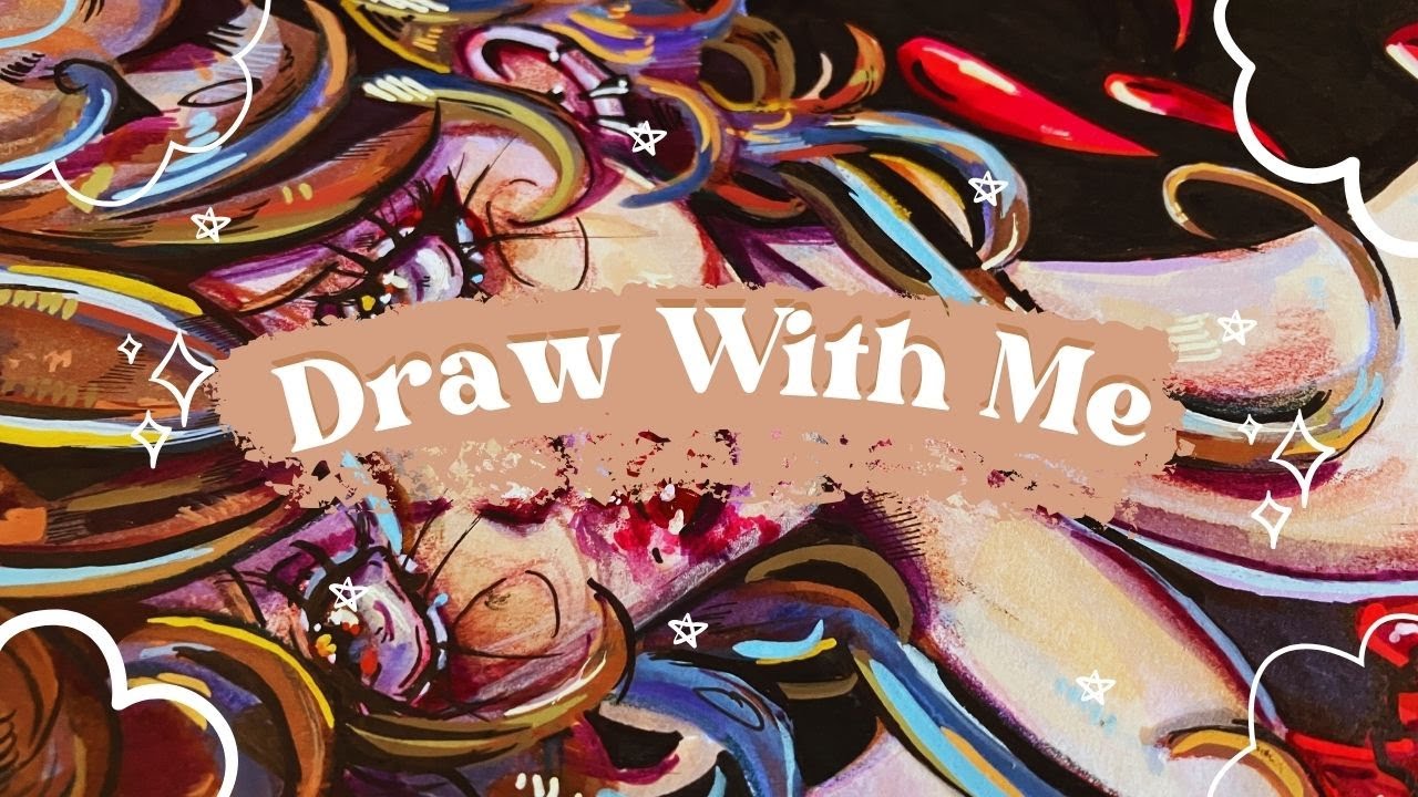 Turning Music Into an Illustration | Draw With Me + Art Process