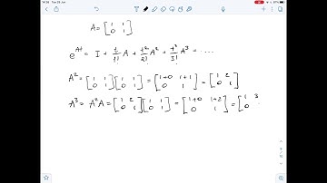 Use the definition of the matrix exponential to compute eA for each of the following ... | Plainmath
