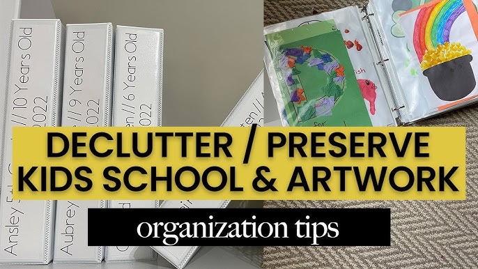 How to organize memorabilia & kids' artwork! ❤️ Memory Box Ideas