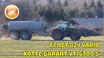 Slurry 2025 | Fendt 824 Vario & Garant VT16700 S