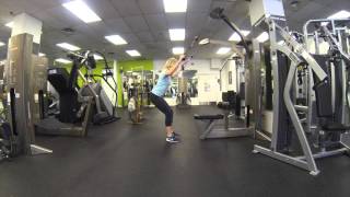 Freemotion Half Squat Two Hand Lat Pull Down