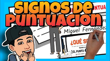 🔴 SIGNOS de PUNTUACIÓN 🔴 Cómo se USAN y EJEMPLOS para NIÑOS