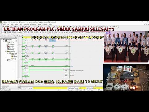 latihan 10 : program plc cerdas cermat 4 grup - YouTube