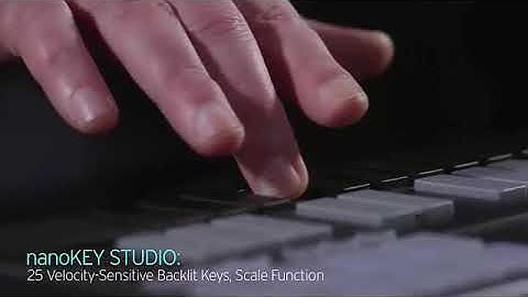 NANO NANOKEY NANOKONTROL STUDIO Wireless Bluetooth MIDI Keyboard Controller