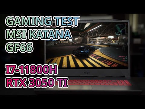 RTX 3050 Ti Gaming Test - MSI Katana GF66 - YouTube