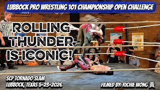 Cisco Kid vs Jordan Slade (C) for Lubbock Pro Wrestling 101 Championship at #scp Tornado Slam 2026