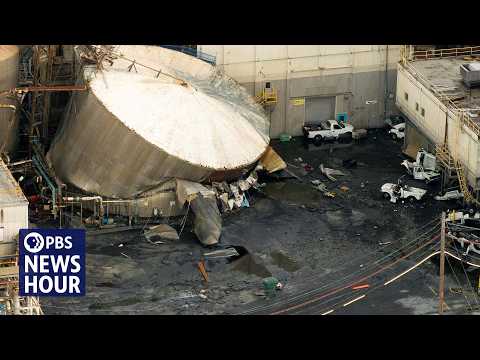 News Wrap: 11 presumed dead after Washington paper mill tank implosion