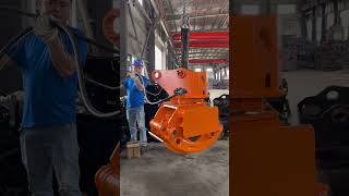 Log grapple Testing #machine #machinerychannel#log grab#forestrymachines #woodworking #timber