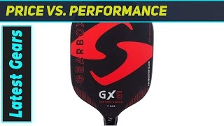 Gearbox GX5 Pickleball Paddle: Aerodynamic Power Unleashed!