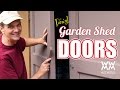 Make Your Own Garden Shed Doors for under $100.