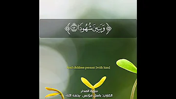 سورة المدثر The Cloaked One القارئ باسل مؤنس Basel Moanis Recitation English Subtitles قرآن 