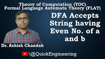 DFA for Even Number of a and Even Number of b | Theory of Computation | Ashish Chandak