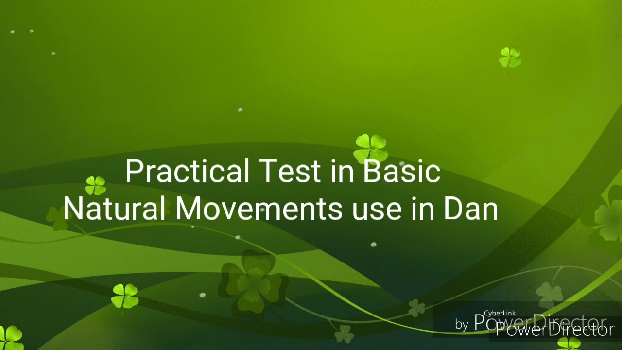 Practical test in basic movements use in dancing and dance - YouTube