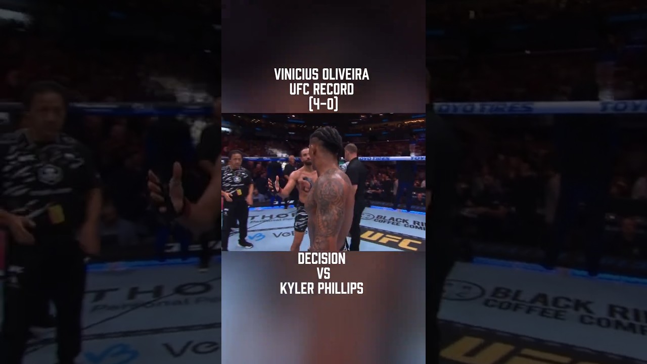 Vincius Oliveria UFC career so far 