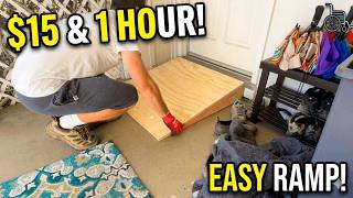 $15 DIY Wheelchair Ramp: Build it in 1 Hour!