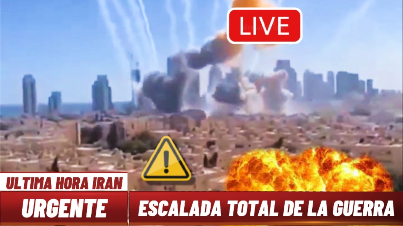 🔴DIRECTO ULTIMA HORA: ESCALADA TOTAL DE LA GUERRA ⚠️ IRAN BOMBARDEA  ISRAEL FUERTEMENTE