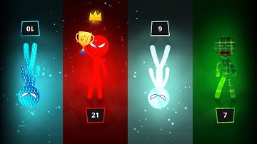 Stickman Party 1 2 3 4 Player Gameplay Satisfying MINIGAMES Walkthrough UPDATED Android ios part 36