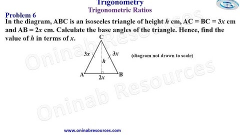 Trigonometric Ratios Part 1