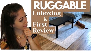 UNBOXING MY NEW RUGGABLE RUGS | MACHINE WASHABLE | EASY VACCUUM | FIRST REVIEW 2020