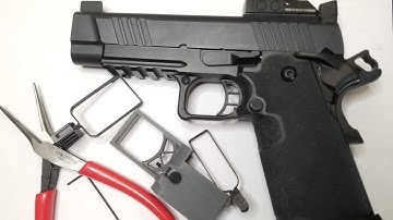 A Detailed Look at 1911 Trigger Pre-  & Over-Travel Adjustment