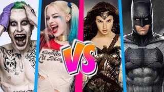 Harley Quinn y El Joker vs La Mujer Maravilla y Batman - BATALLA DE RAP ANIMADA