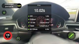 034Motorsport B9 Audi S4 With Advanced Launch Control 10.13 137.61 Mph Full Weight 14 Mile P