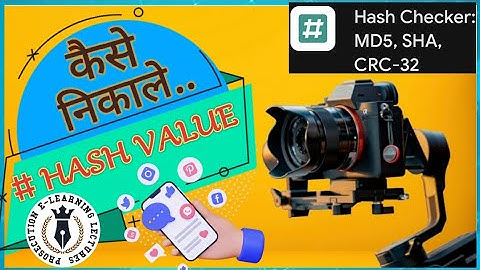 #HASH #VALUE | निकालने का असान तरीका | #INVESTIGATION  | #SOP |. @PROSECUTIONELEARNINGLECTURES