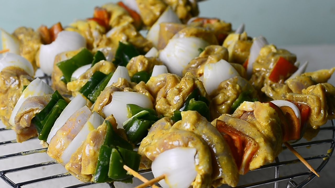 الشيش طاووق بدون فرن ولاشواية فحم  الطريقة من أكبر محل مشويات في مصر