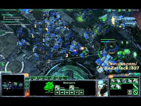 [Hard] Starcraft 2 : WOL Mission 23 Maw Of The Void 2/3