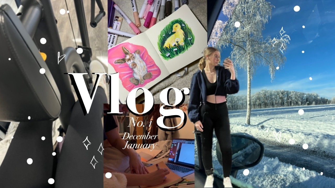 artist vlog no.1 📸✨Dezember & Januar✨🤍